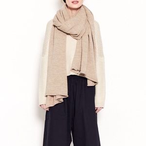 Lauren Manoogian Wide Scarf 100% baby alpaca